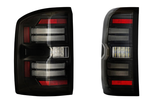 Morimoto XB LED Tail Lights: GMC Sierra (14-18 / Smoked Lens / Set) Morimoto