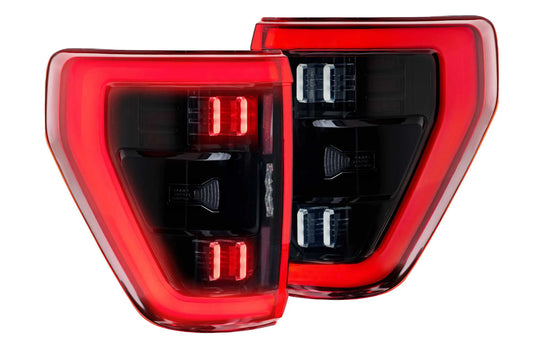 Morimoto XB LED Tail Lights: Ford F-150 (21-23 / Red Lens / Set) Morimoto