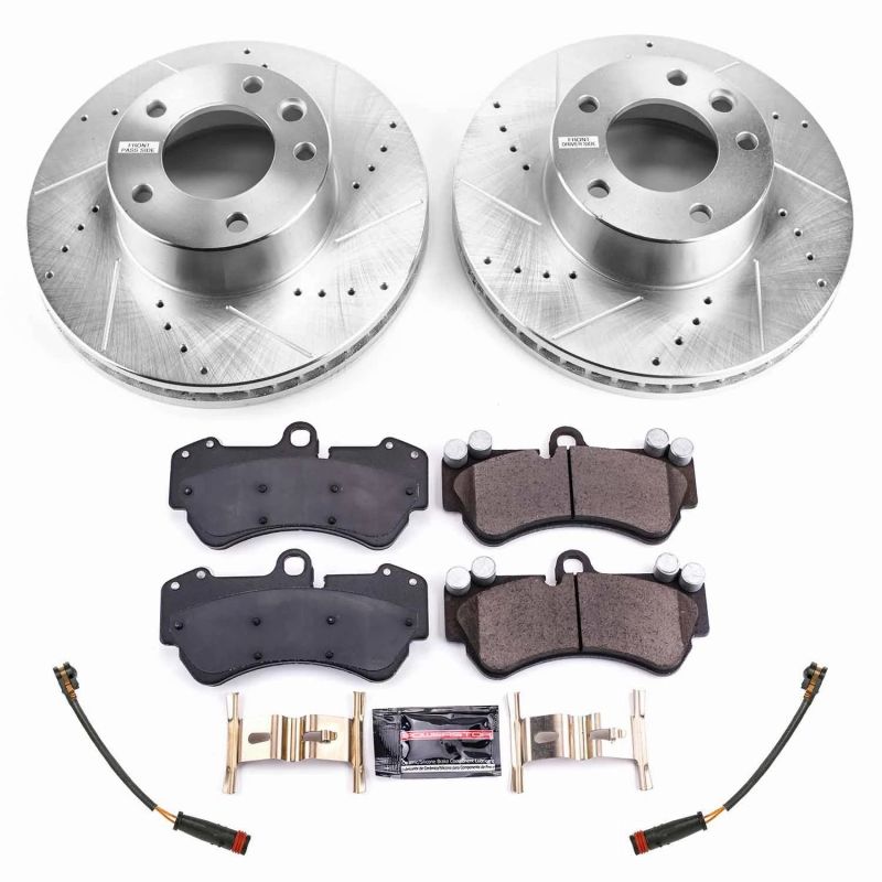 Power Stop 17-18 Mercedes-Benz G550 4x4 Front Z23 Evolution Sport Brake Kit PowerStop