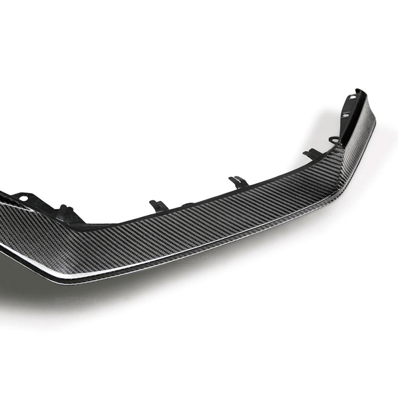Seibon OE-style carbon fiber rear lip for 2017-2021 Honda Civic Type R - RL17HDCVR-OE