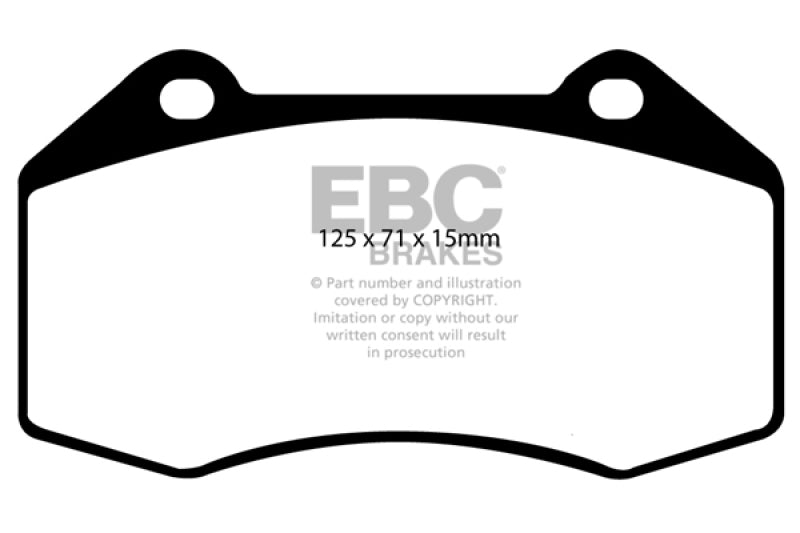 EBC YellowStuff Front Brake Pads - DP41539R EBC