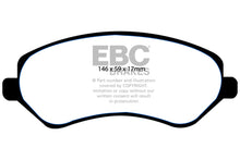 Load image into Gallery viewer, EBC YellowStuff Front Brake Pads - DP41612R