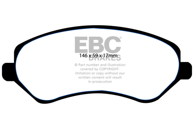 EBC GreenStuff Front Brake Pads - DP61612