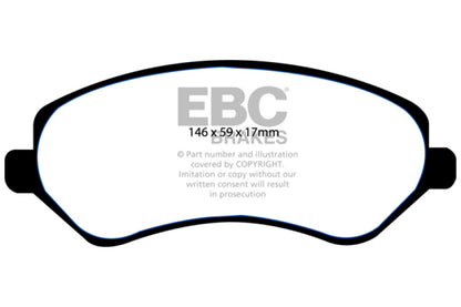 EBC Ultimax2 Front Brake Pads - UD856 EBC