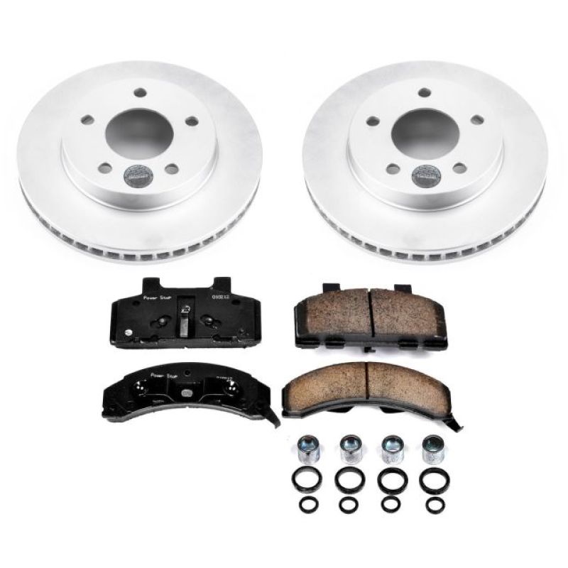 Power Stop 83-96 Buick Century Front Z17 Evolution Geomet Coated Brake Kit PowerStop