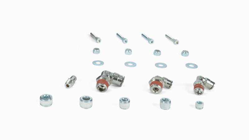 Air Lift 27762 18in FLO Tank w/ Viair 444c Compressor (Incl. Fittings & Tank Mounting Hardware)