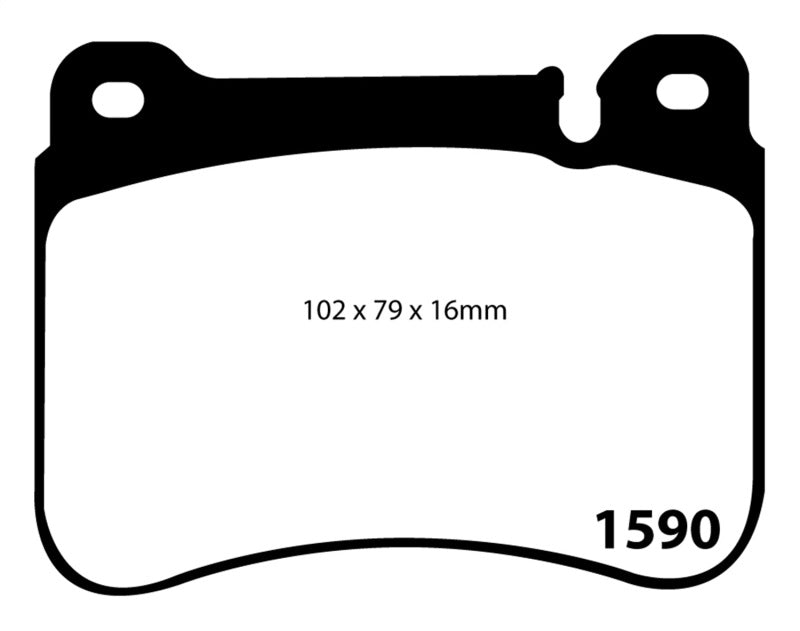 EBC YellowStuff Front Brake Pads - DP41590R EBC