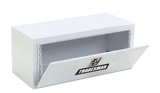 Tradesman Steel Flush Mount Truck Tool Box (48in.) - White Tradesman
