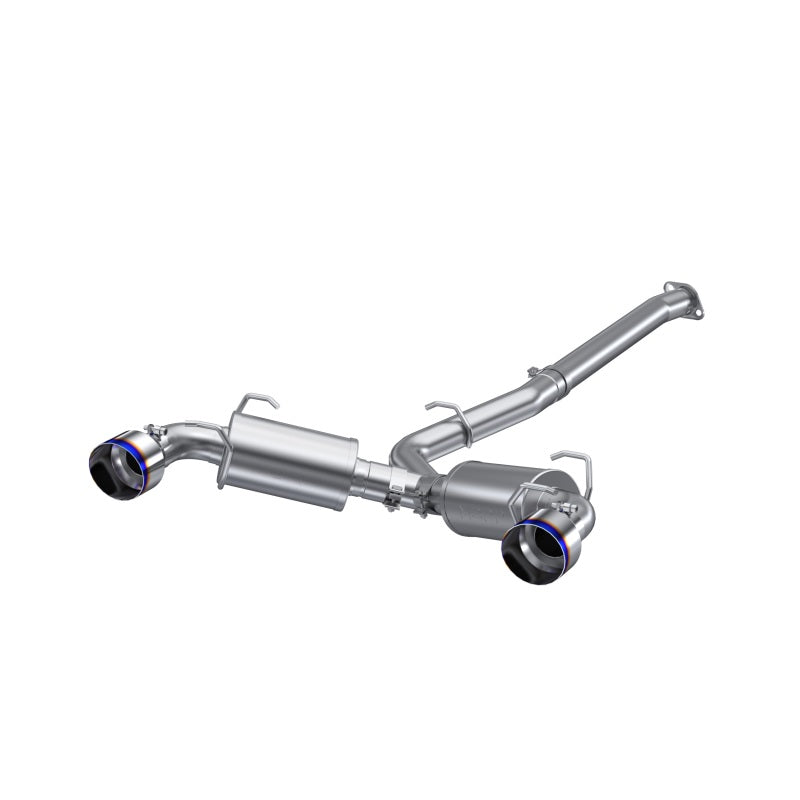 MBRP 2013-2024 FR-S / BRZ / GR86 2.4L 3in Cat Back Dual Rear Exhaust (Street Profile) - S48043BE MBRP