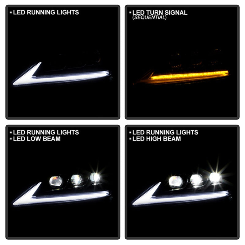 Spyder Apex 11-13 Lexus IS 250/350 Factory Xenon/HID Model Only High-Power LED Module Headlights SPYDER