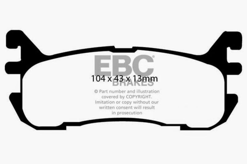 EBC Ultimax2 Rear Brake Pads - UD636 EBC