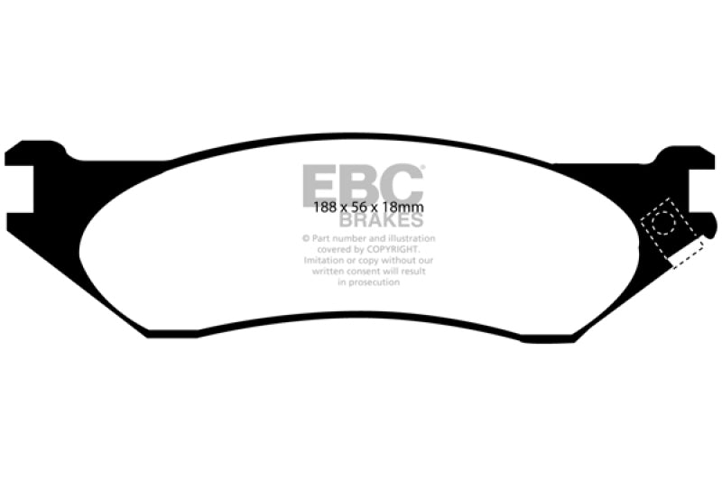 EBC Ultimax2 Front Brake Pads - UD897 EBC