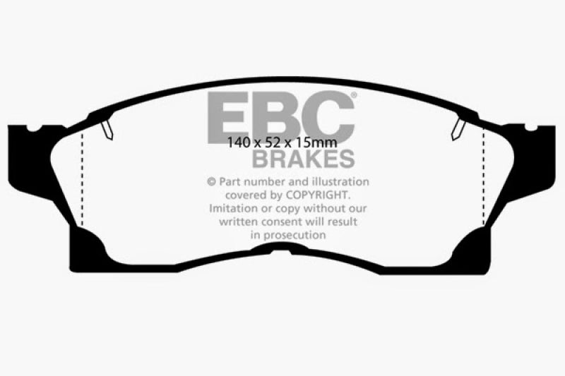 EBC Ultimax2 Front Brake Pads - UD489