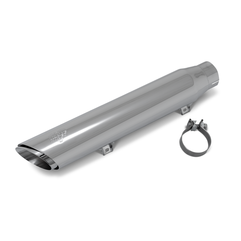 Vance & Hines 2025+ HD Softail Twin Slash 4in Round Chrome Slip-On Exhaust