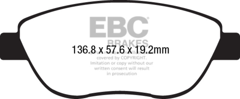 EBC GreenStuff Front Brake Pads - DP22212