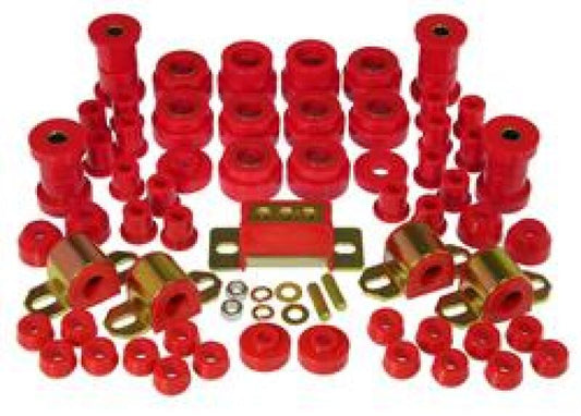 Prothane Total Vehicle Suspension Bushing Kit for 1980–1986 Jeep CJ5 / CJ7 w/Trans Mount, Red – 1-2008