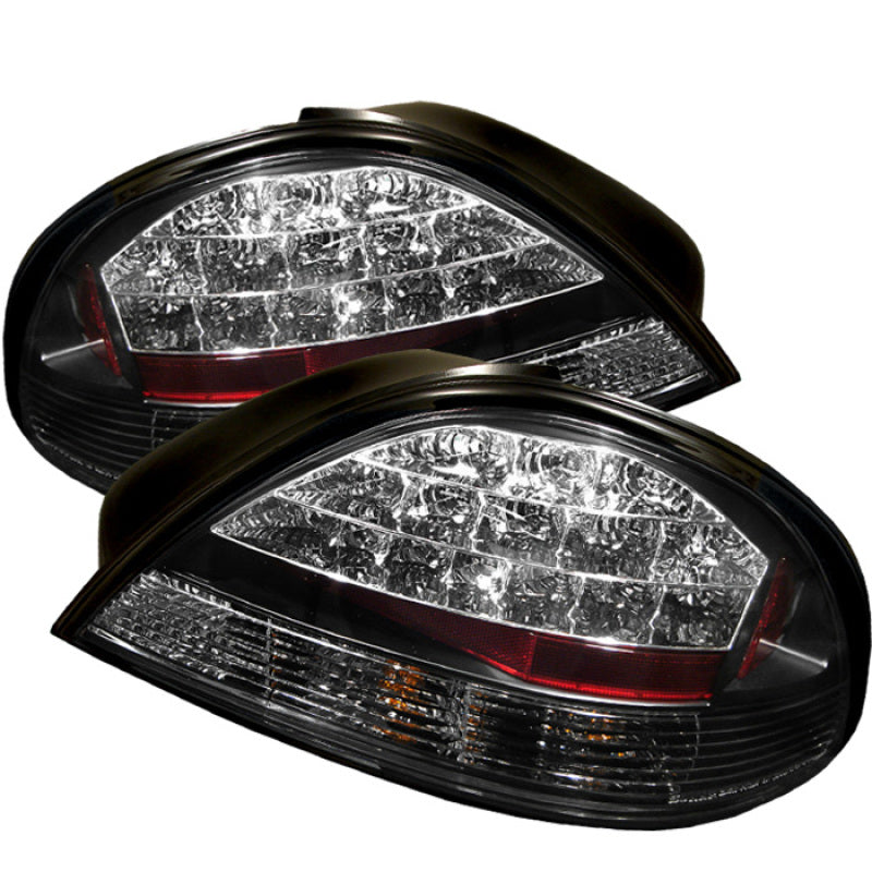 Spyder Pontiac Grand AM 99-05 LED Tail Lights Black ALT-YD-PGAM99-LED-BK SPYDER
