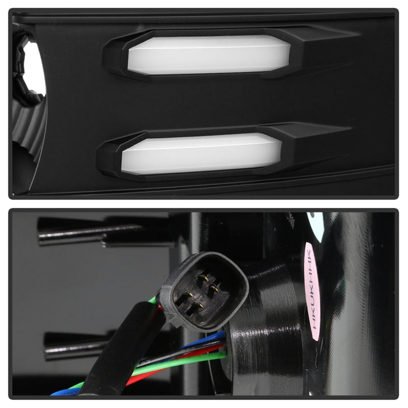 Spyder 16-18 Chevy Silverado Light Bar LED Tail Lights - All Black ALT-YD-CS16-LED-B SPYDER