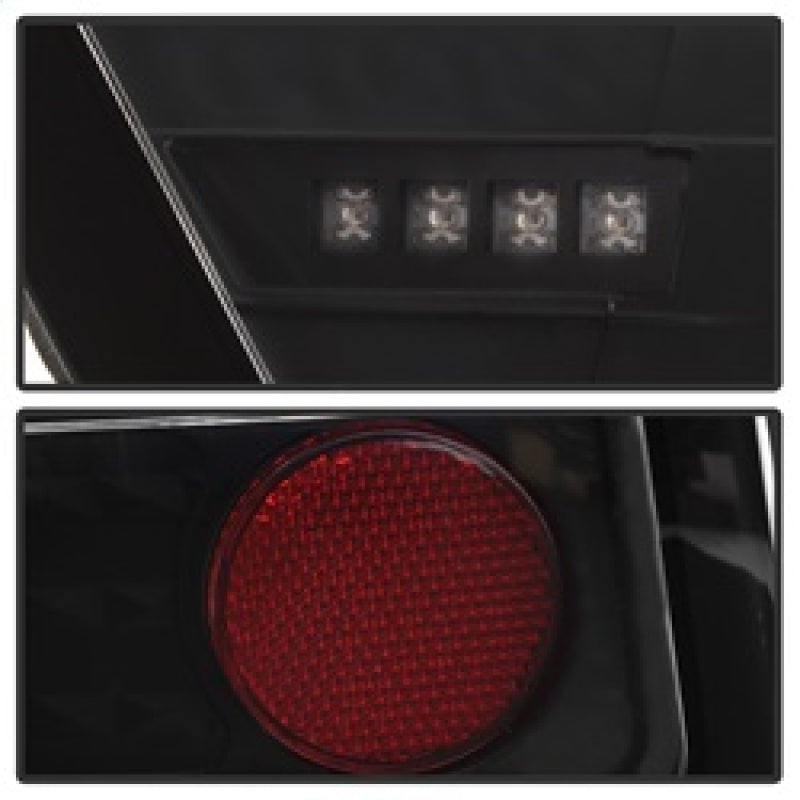 Spyder Dodge Magnum 05-08 LED Tail Lights Black ALT-YD-DMAG05-LED-BK SPYDER