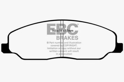 EBC Ultimax2 Front Brake Pads - UD1081 EBC