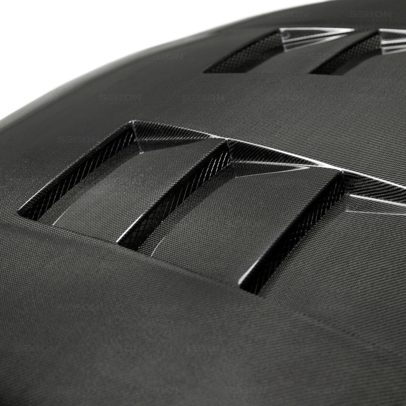 Seibon TS-style carbon fiber hood for 1993-1998 Toyota Supra - HD9398TYSUP-TS