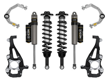 ICON 21-24 Ford F150 4WD 3.5-4.5in Stage 2 Suspension System - Billet UCA
