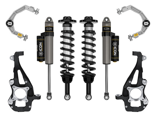 ICON 21-24 Ford F150 4WD 3.5-4.5in Stage 2 Suspension System - Billet UCA