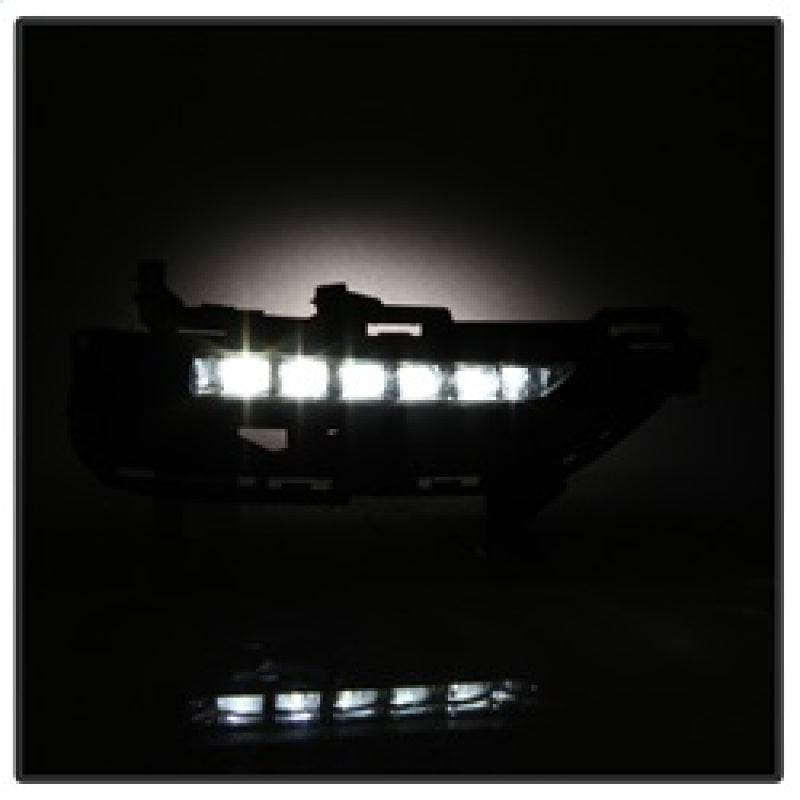 Spyder Honda Accord Coupe 2016-2017 OEM LED Fog Lights W/Switch- Clear FL-HA2016-2D-LED-C SPYDER