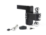 Weigh Safe 180 Hitch 6in Drop Hitch & 2in Shank (10K/12.5K GTWR) w/WS05 - Black Cerakote