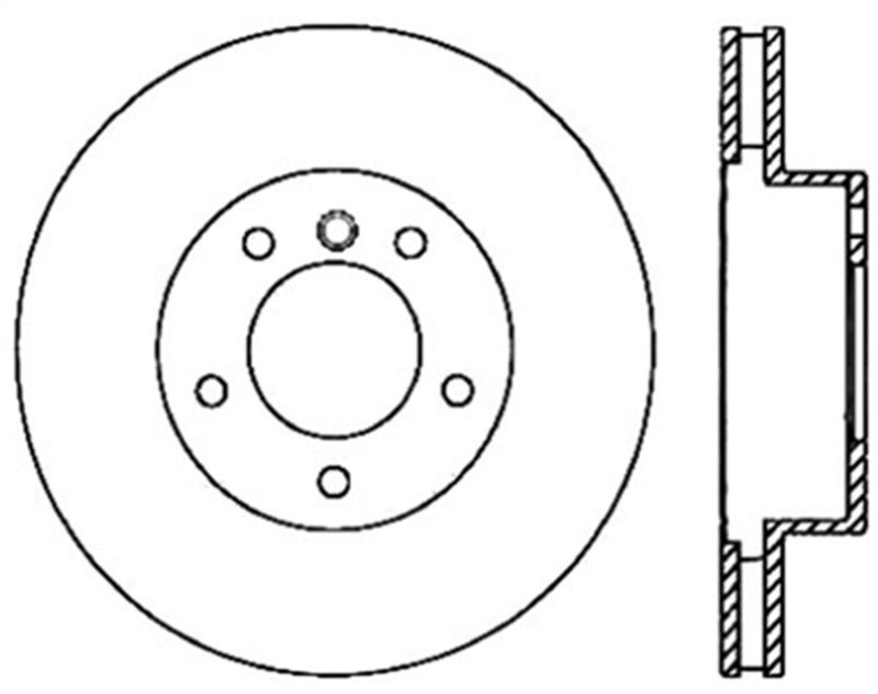 StopTech Drilled Sport Brake Rotor Stoptech