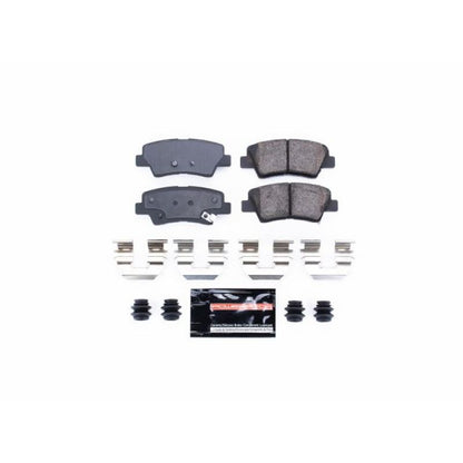 Power Stop 12-17 Hyundai Azera Rear Z23 Evolution Sport Brake Pads w/Hardware PowerStop