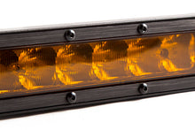 Load image into Gallery viewer, Diode Dynamics 12 In LED Light Bar Single Row Straight - Amber Wide Each Stage Series