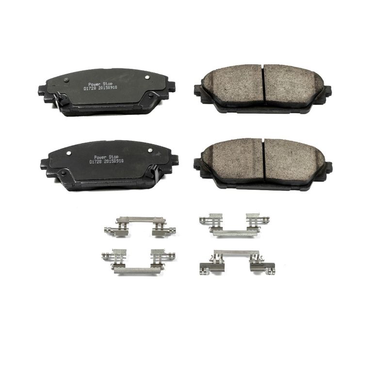 Power Stop 14-18 Mazda 3 Front Z17 Evolution Ceramic Brake Pads w/Hardware PowerStop