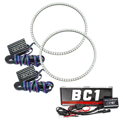 Oracle Jeep Wrangler JK 07-17 LED Waterproof Halo Kit - ColorSHIFT w/ BC1 Controller ORACLE Lighting