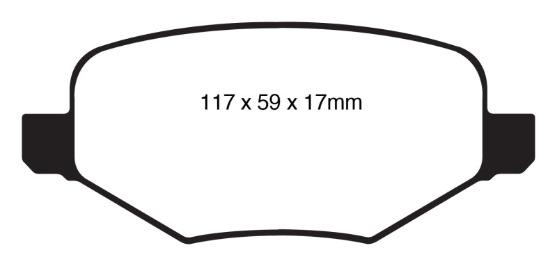 EBC GreenStuff Rear Brake Pads - DP21826 EBC