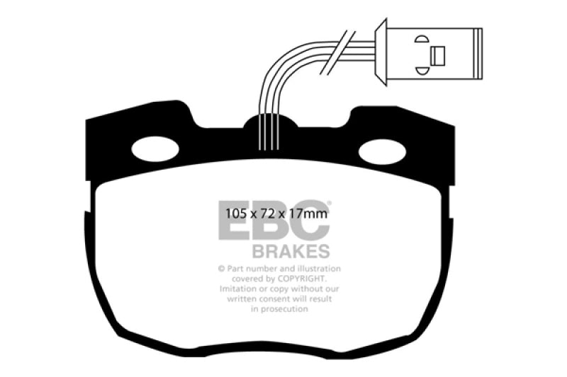 EBC GreenStuff Front Brake Pads - DP6814 EBC
