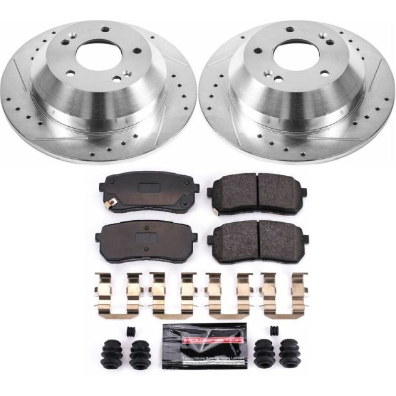 Power Stop 15-19 Kia Sedona Rear Z23 Evolution Sport Brake Kit PowerStop