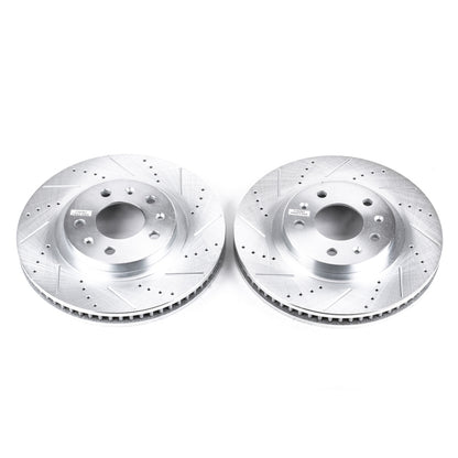 Power Stop 03-07 Cadillac CTS Front Evolution Drilled & Slotted Rotors - Pair PowerStop