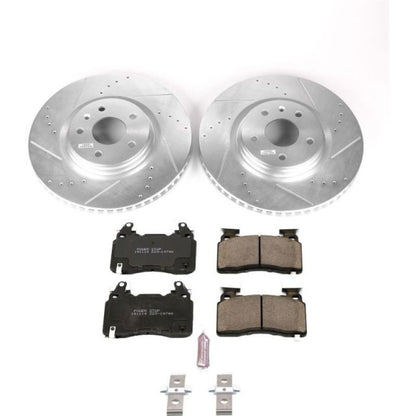 Power Stop 14-19 Chevrolet Corvette Front Z23 Evolution Sport Brake Kit PowerStop
