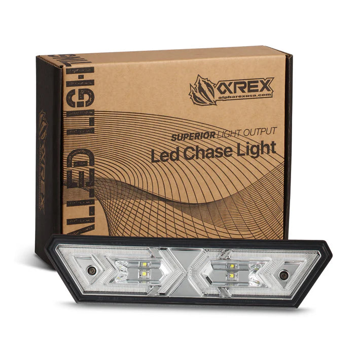 AlphaRex Arrow-X  Universal Multi-Functional Off-Road L.E.D Chase Light - Clear