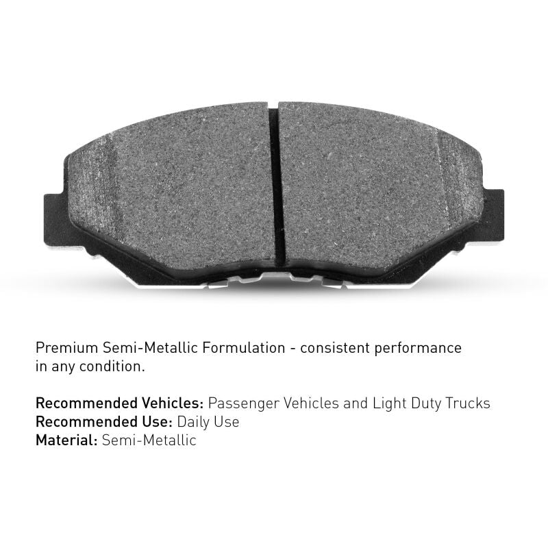 R1 07-14 Mercedes-Benz S63 AMG Rear Semi Met Brake Pads