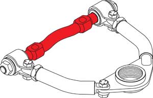 SPC Performance Mustang II Upper Control Arm Street Cross Shaft 5in Center - 94100