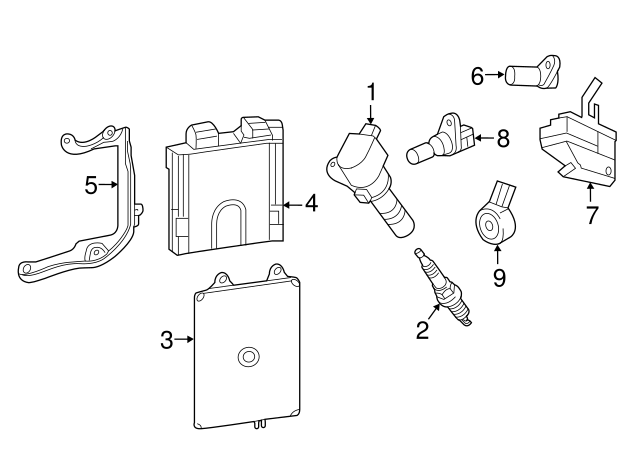 OEM Honda Spark Plug DILZKR7B11GS Honda (12290-R41-L01) Set of 4