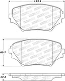 StopTech Street Disc Brake Pads - 305.08620