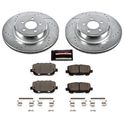 Power Stop 14-19 Dodge Charger Rear Z23 Evolution Sport Brake Kit PowerStop