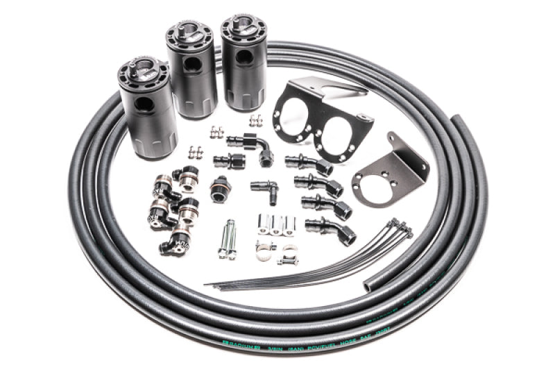 Radium Engineering Triple Catch Can Kit Nissan R35 GT-R Fluid Lock Radium Engineering