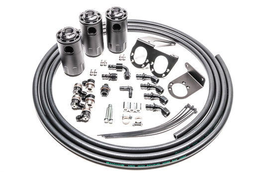 Radium Engineering Triple Catch Can Kit Nissan R35 GT-R Fluid Lock Radium Engineering