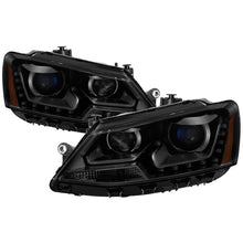 Load image into Gallery viewer, xTune Volkswagen Jetta 11-14 DRL Projector Headlights - Black Smoked PRO-JH-VJ11-DRL-BSM