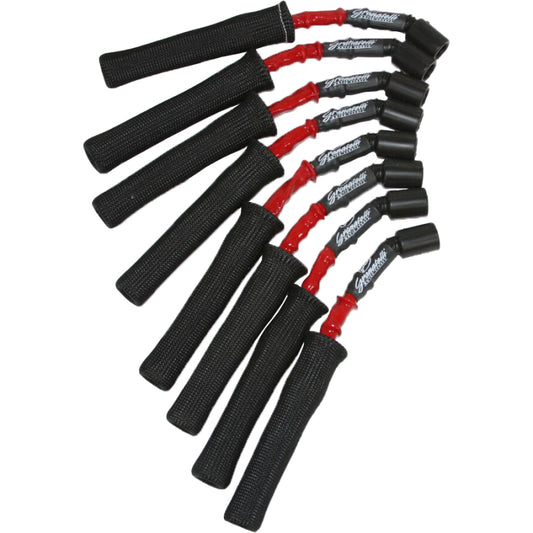 Granatelli 1999-2023 GM LS3 Black Coil-Near-Plug Ignition Wire Kit - Part 28-1811HTRB