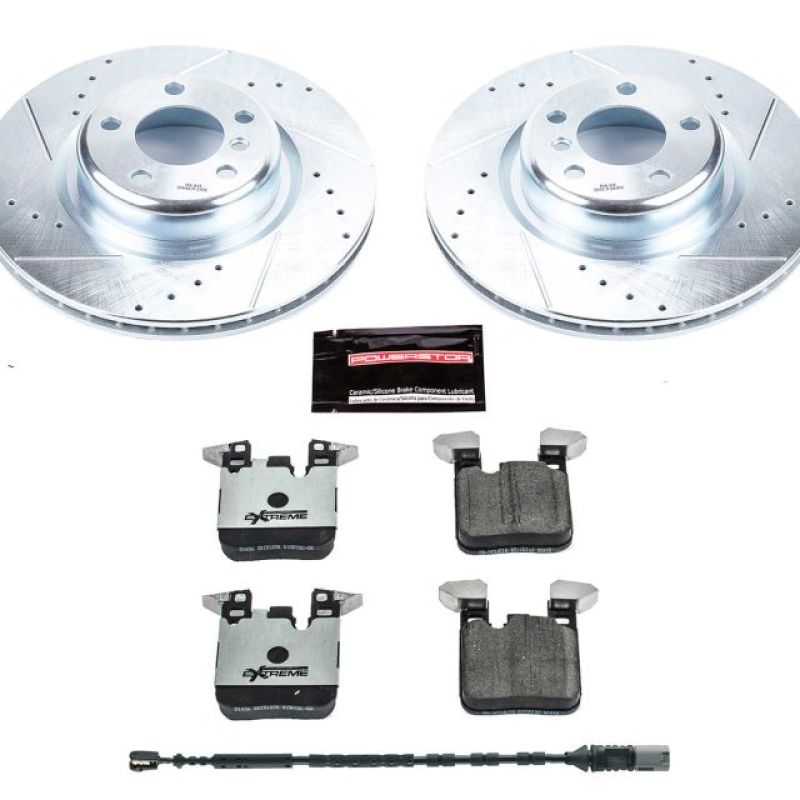 Power Stop 14-16 BMW 228i Rear Z26 Street Warrior Brake Kit PowerStop